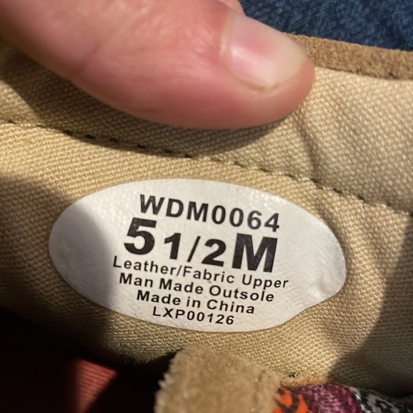 Serape Aztec Fringr Driving Mocasin Twisted X’s Ladies size 5 1/2 - Picture 4 of 5